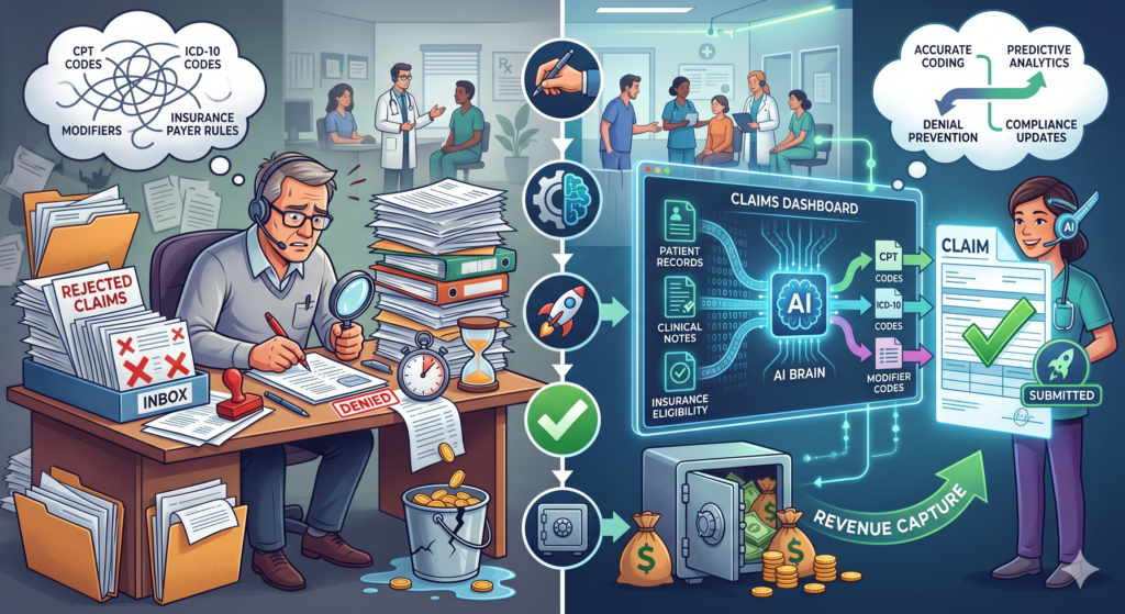 What exactly is AI medical billing and why should a cardiology clinic adopt it?