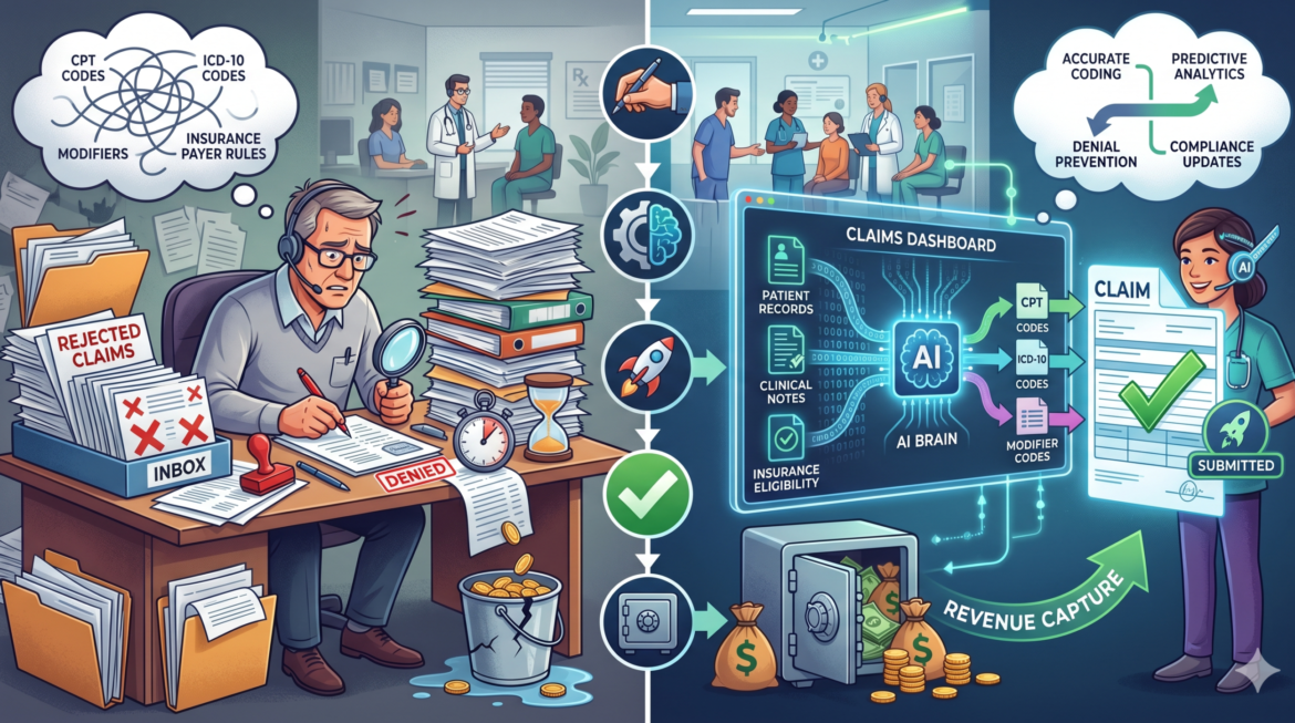 What exactly is AI medical billing and why should a cardiology clinic adopt it?